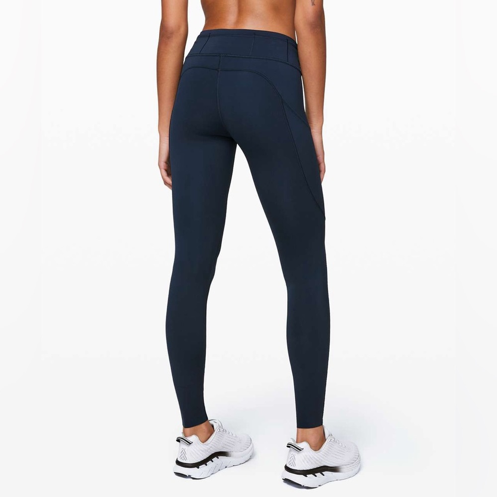 Lululemon Fast and Free Mid-Rise Tight 28" ✧ True Navy ✧ Size 4